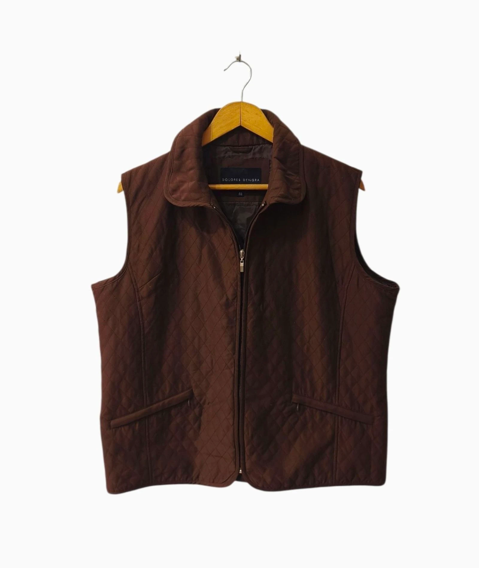 Chaleco marrón Dolores Dengra hombre Talla 48